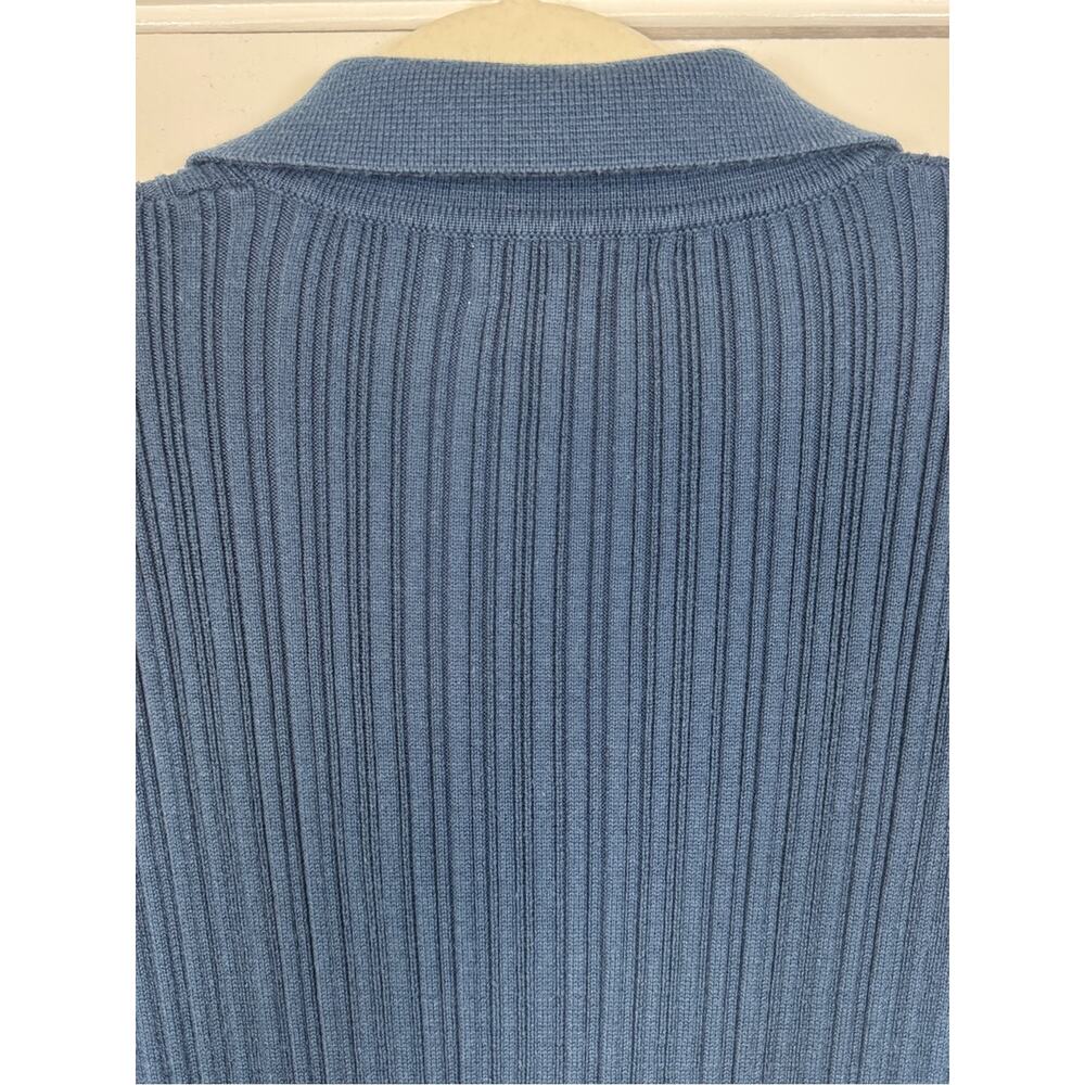Lost + Wander Giustina Ribbed Collared Sweater Maxi Dress Teal XS/S - Picture 13 of 14